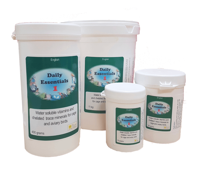 Daily Essentials1 - Water soluble multi vitamins and minerals for birds