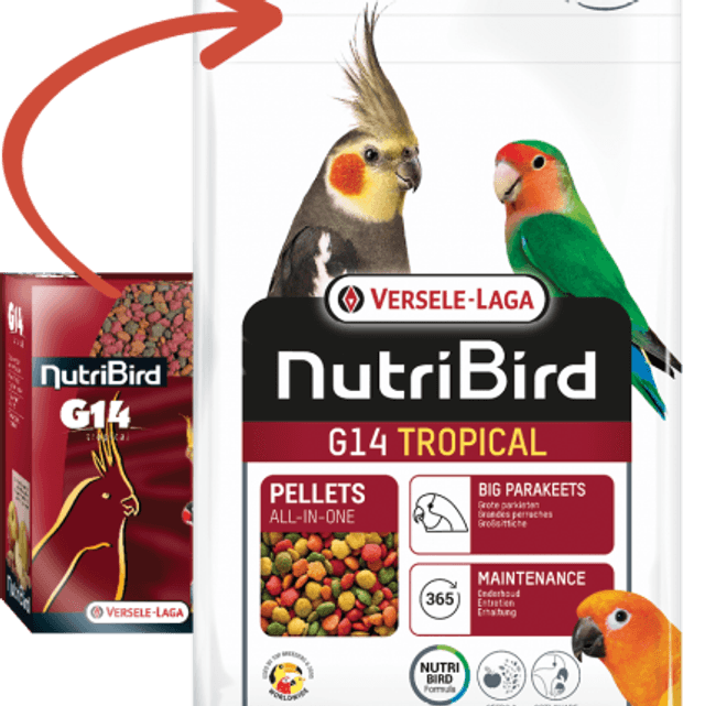 Nutribird G14 Tropical Complete Diet 1kg